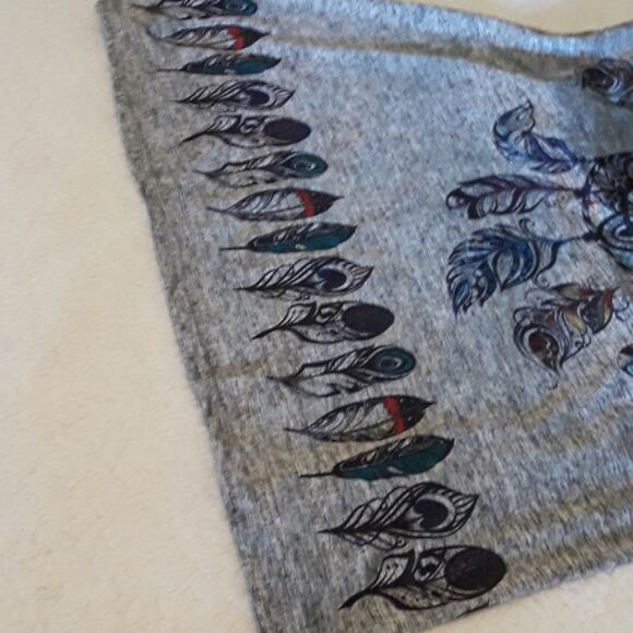 Womens Sz S/M Gray Dream Catcher Summer Lightweight Coverup GM Dress - Picture 6 of 11